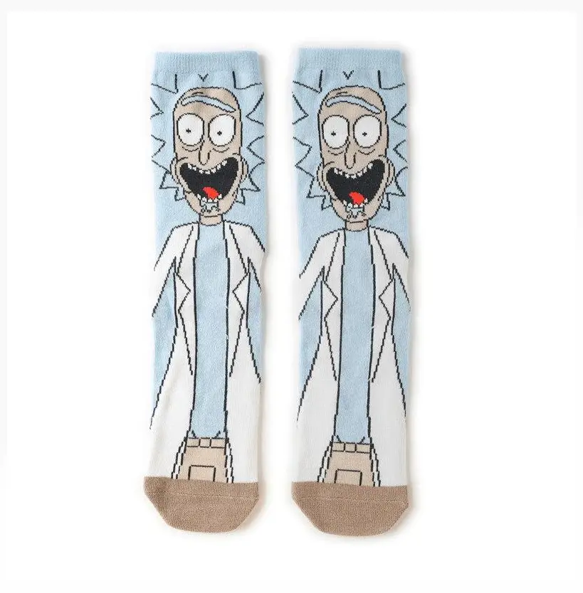 Anime sock, blue and brown, Sideshow Bob