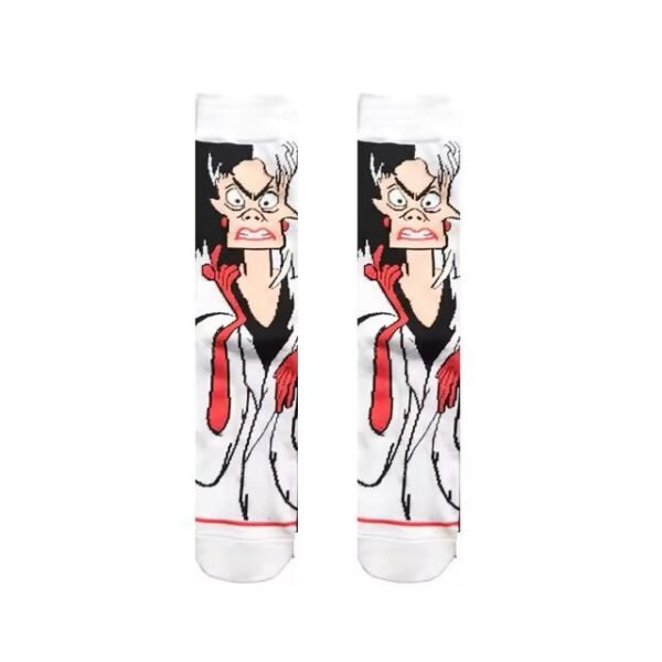 White and red anime sock