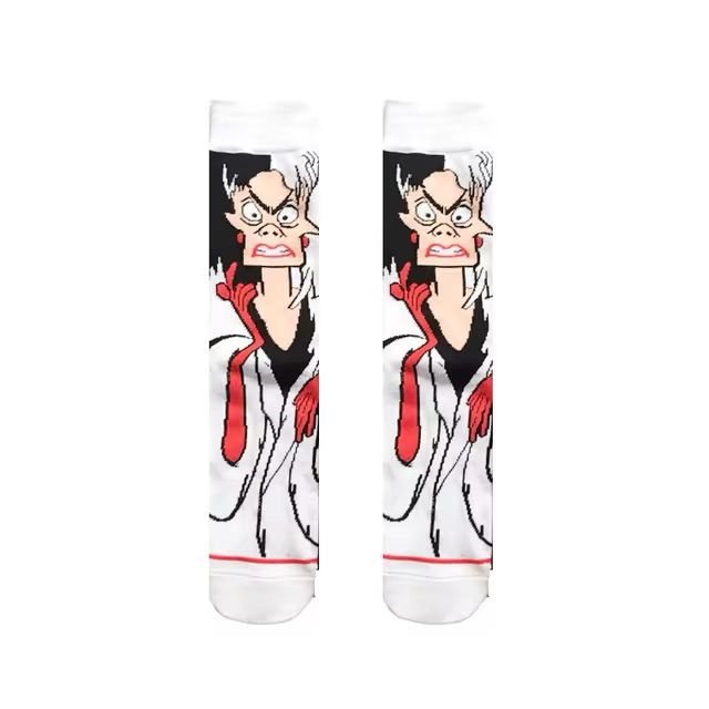 White and red anime sock