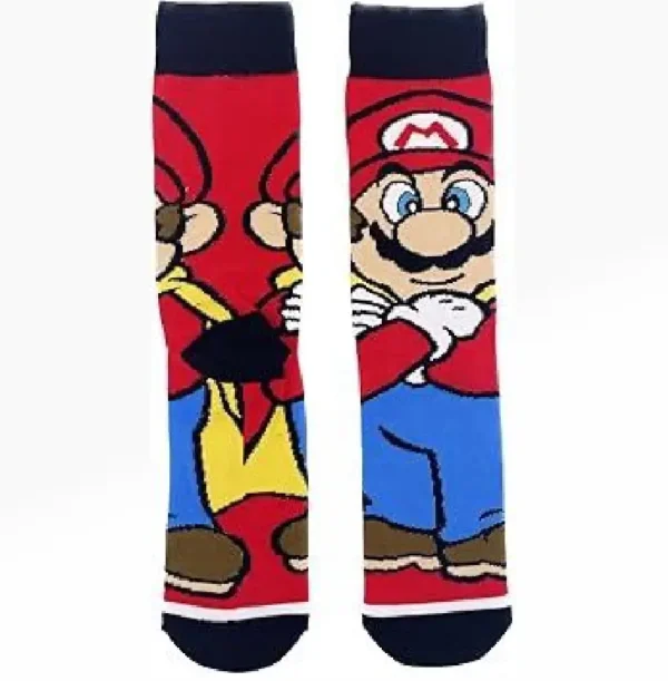 Red Anime Super Mario Sock
