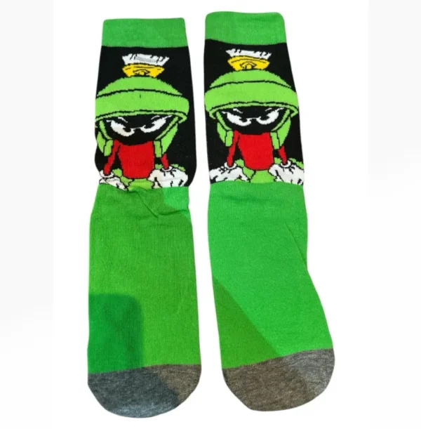 Green anime sock Marvin the Martian