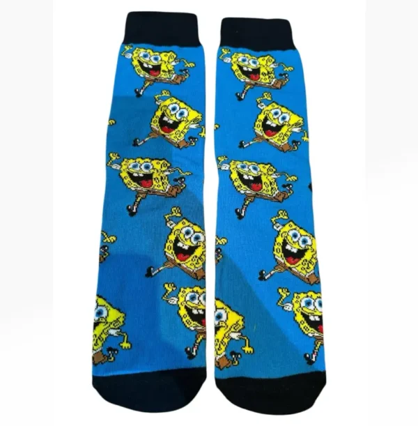 Blue anime SpongeBob sock