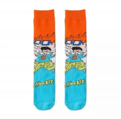 Light blue anime Rugrats sock