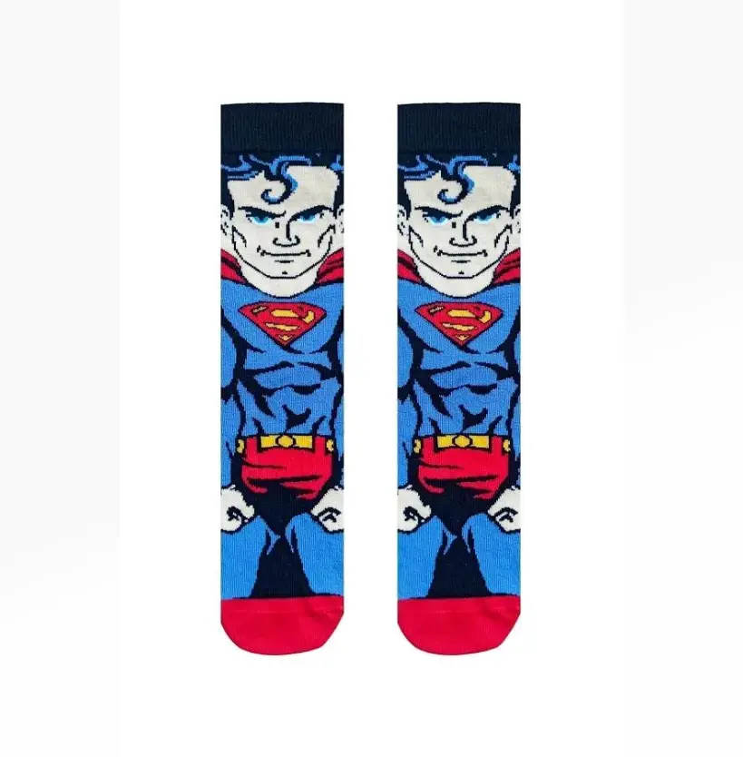 Anime sock blue and red Superman