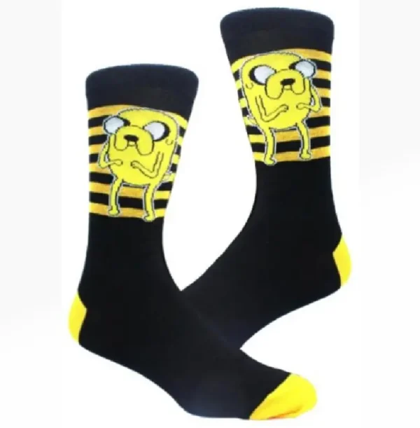 جورب جيك ادفنشر تايم أسود أصفر