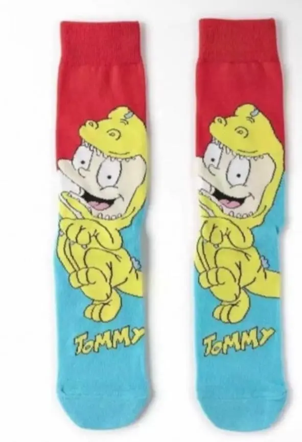 Anime sock, blue and red Abraham