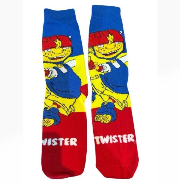Blue Twister Anime Sock