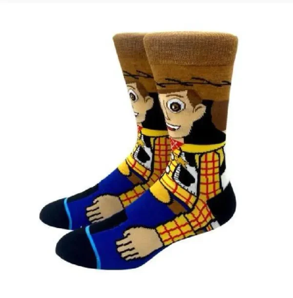 Anime sock brown and yellow wadi style