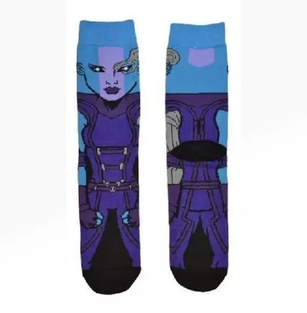 Purple Nebula Anime Sock