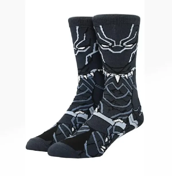 Navy blue Spider-Man anime sock
