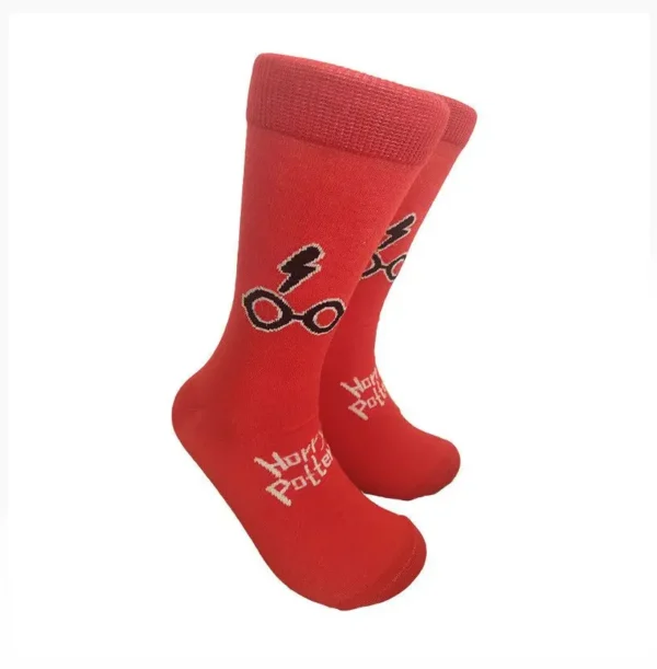 Red anime Harry Potter sock