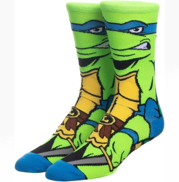 Green Ninja Turtles anime sock