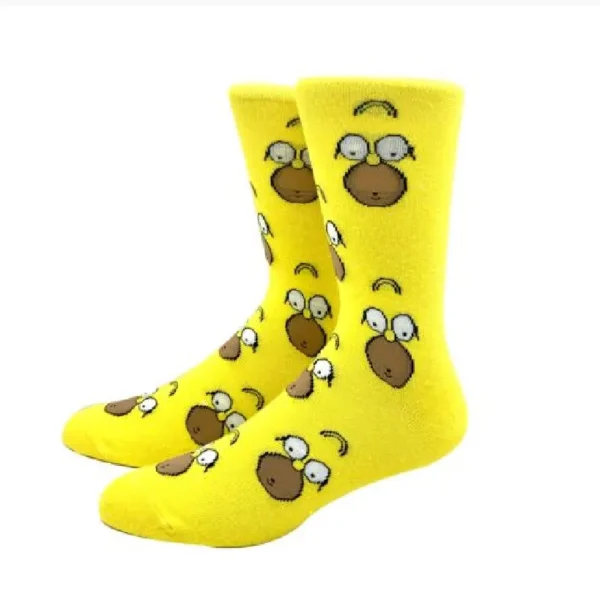 Yellow Anime Sock Homer Simpson