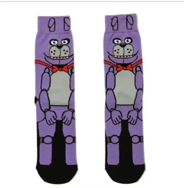 Purple anime bunny sock