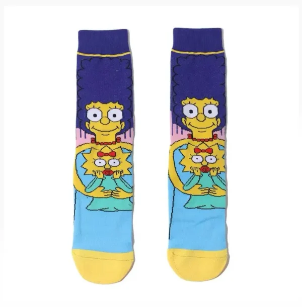 Blue anime sock Marge Simpson